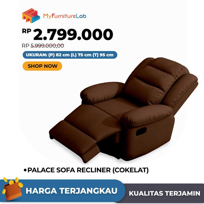 TERLARIS PALACE Sofa Recliner Eksekutif Kulit Oscar