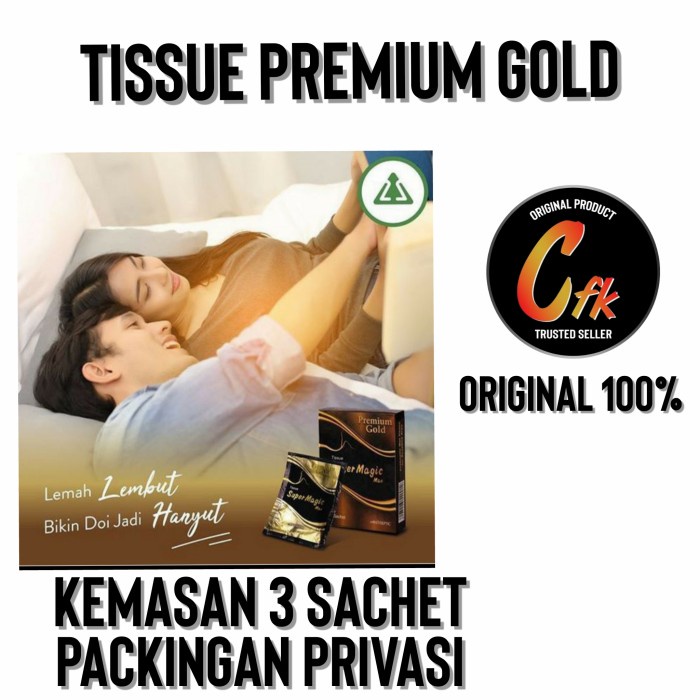 JTTOP" TISSUE MAGIC SUPER PREMIUM GOLD