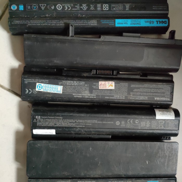 batrei laptop bekas copotan *