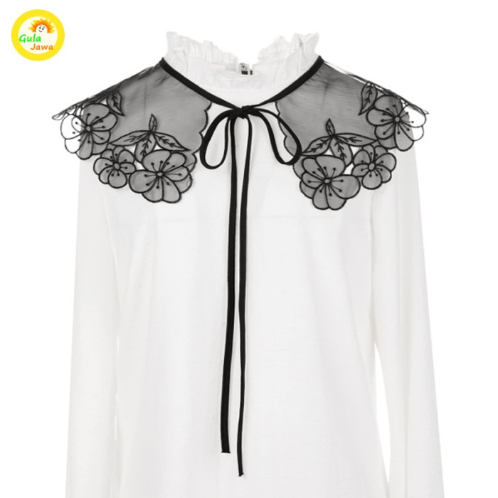 Terlaris Premium Instan Collar Korea, Premium Fake Collar, Kerah Instan Korea Super Premium, Fake