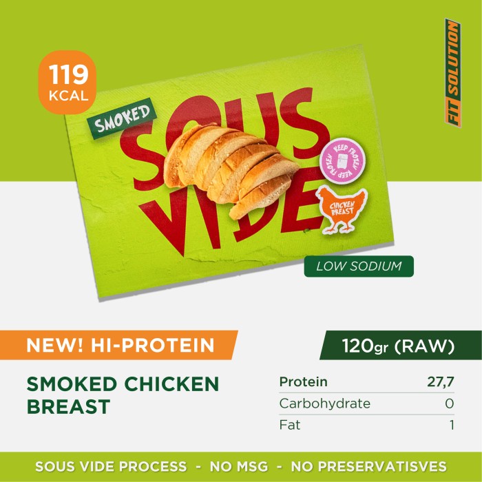 

Hot Sale Bundle Grilled Chicken Breast Smoked 3 Pcs 6 Pcs . Ready To Eat Readyy