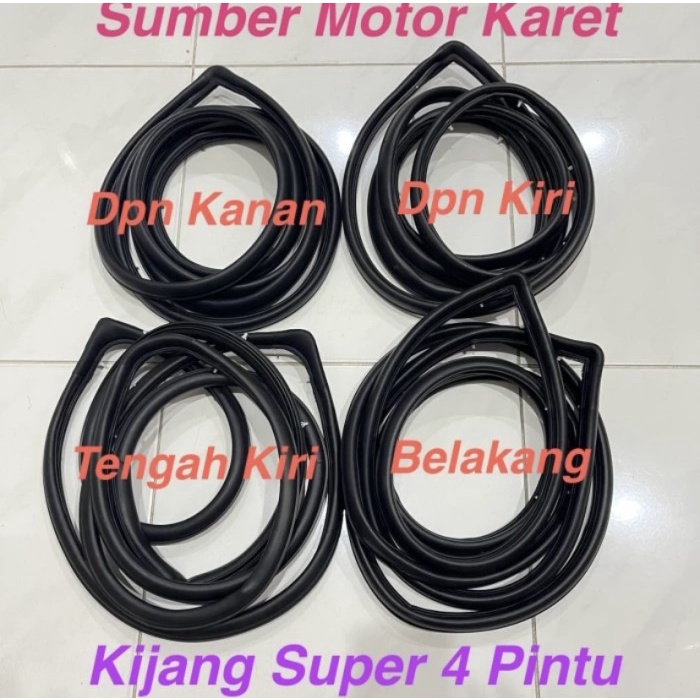 Stok Terbatas Paket Karet Pintu Mobil Toyota Kijang Super 4 Pintu