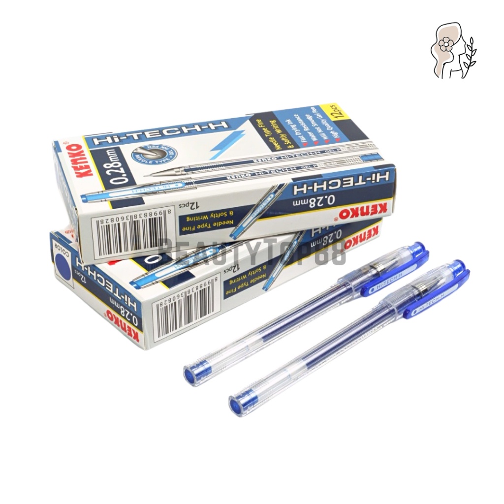 

Pulpen Kenko Hi Tech 0.28 Mm - Ballpoint Pen Tinta Gel Hi-Tech-H 0.28Mm [Per Lusin]
