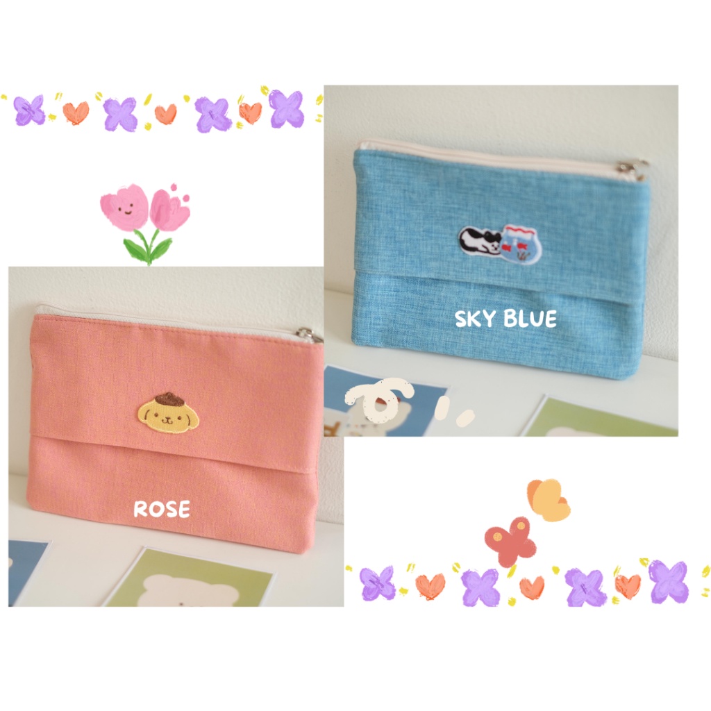 Payoe Yume Pouch Tissue - Pouch Tisu 2 In 1 Lucu - Pouch Tisu Kering - Tempat Tisu Basah - Dompet