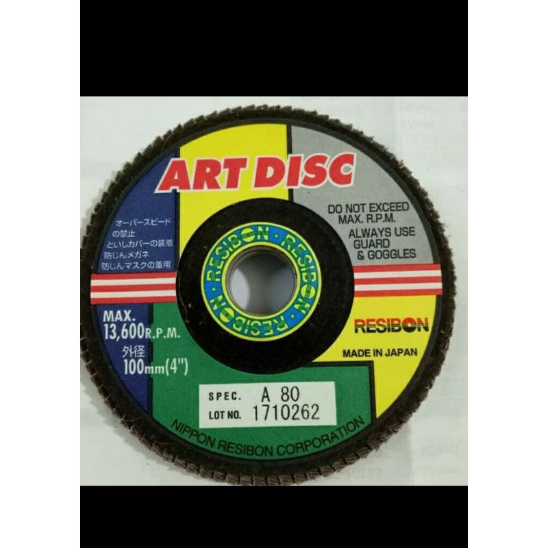 Amplas Susun/Art Disc 4" Merk Nipon Resibon