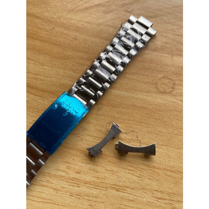 NEW.. STRAP TALI JAM TANGAN RANTAI SEIKO 5 STAINLESS STEEL LUG 19MM AFTERMAR