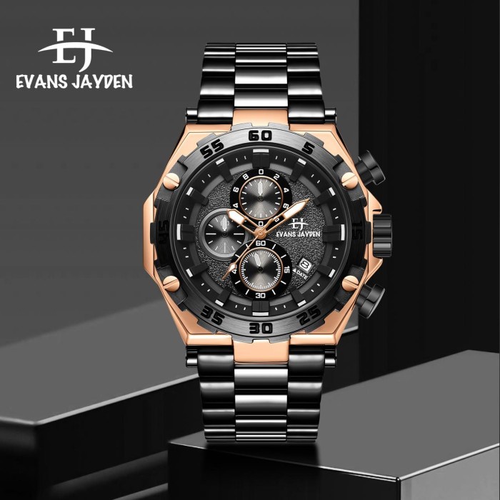 ORIGINAL.. BUY 1 GET 1..JAM TANGAN PRIA EVANS JAYDEN ORIGINAL 9840 RT