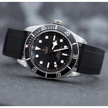 ORIGINAL.. CRAFTER BLUE 22MM STRAIGHT END FKM RUBBER STRAP