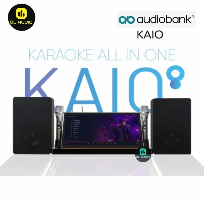 Audiobank KAIO KA 10 ka10 All in One Karaoke System 2 Mic Wireless