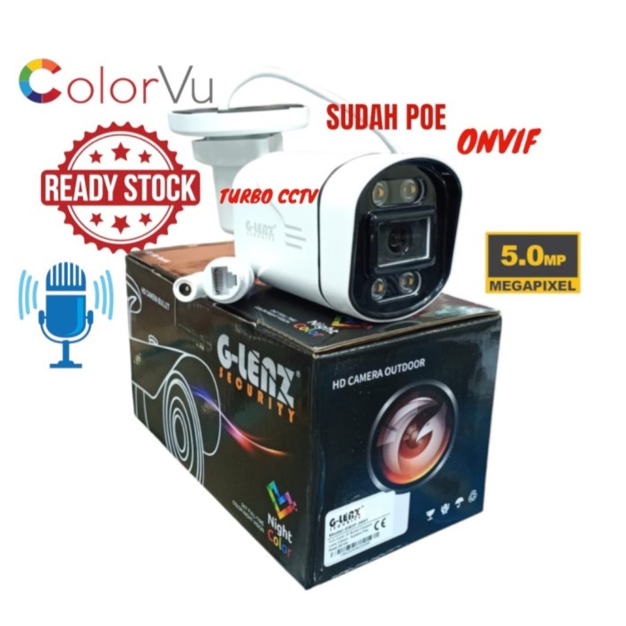IP CAMERA OUTDOOR 4MP Full Color Ip Cam Glenz POE, ipcam