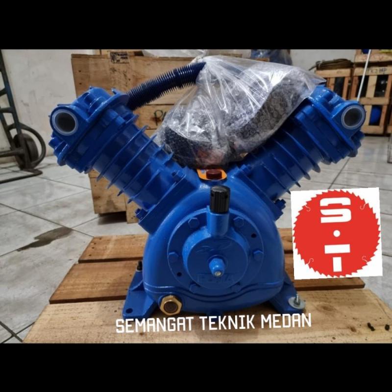 KEPALA BARE KOMPRESSOR KOMPRESOR 7,5HP 7.5HP 7,5 7.5 HP 2 PISTON PUMA *
