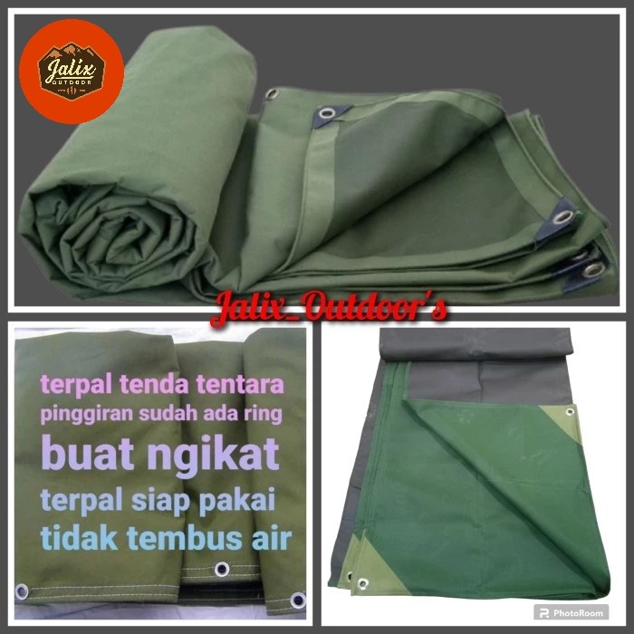 TERLENGKAP Terpal kain lapis karet,,terpal truk pickup kap jeep,,UK 2x3m 3x3m