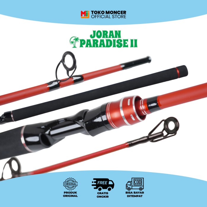 (TopSeller) Joran Spinning Tornado Paradise II Fiber Solid Terkuat