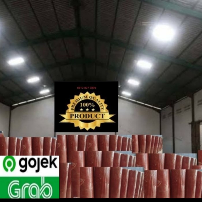 karpet talang air 110 cm merah x hitam