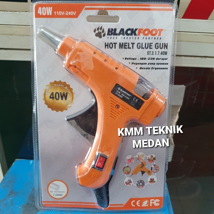 

BLACKFOOT GLUE GUN 40W ALAT LEM TEMBAK BAKAR KECIL 40 WATT STICK SMALL