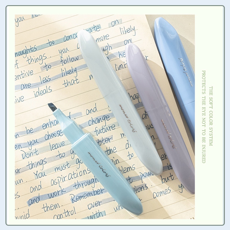 

4Pcs/Box Soft Tip Stabilo/Highlighter/Fluorescent Pen/Highlighter Pen - Qiqi Treasure