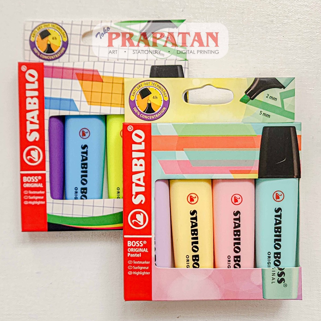 

Stabilo Boss Original Highlighter Set 4C Penanda Warna