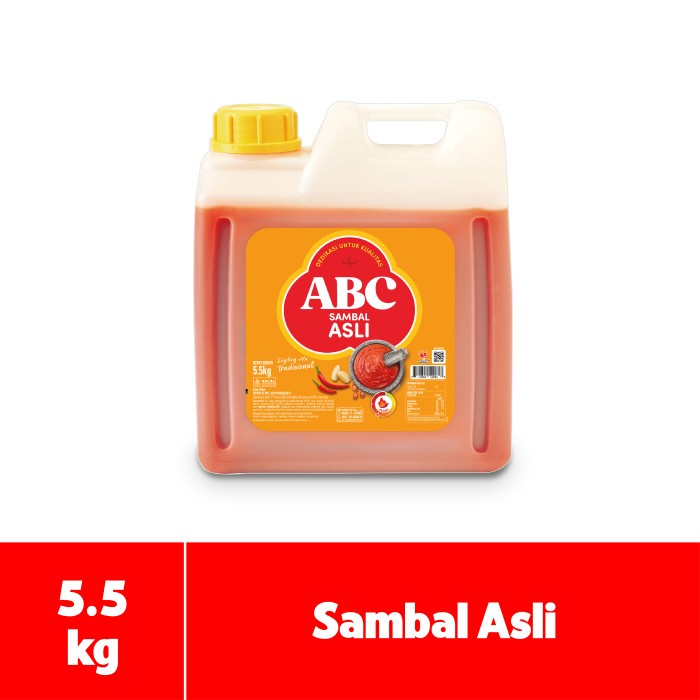

ABC Saus Sambal Asli Jeren 5.5 kg