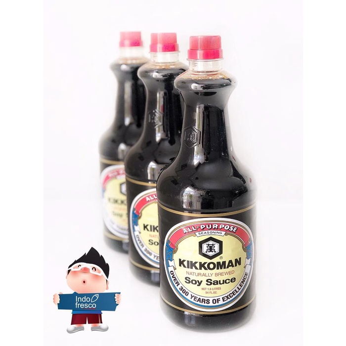 Kikkoman Soy Sauce Shoyu / Kecap Jepang- 1.6 L