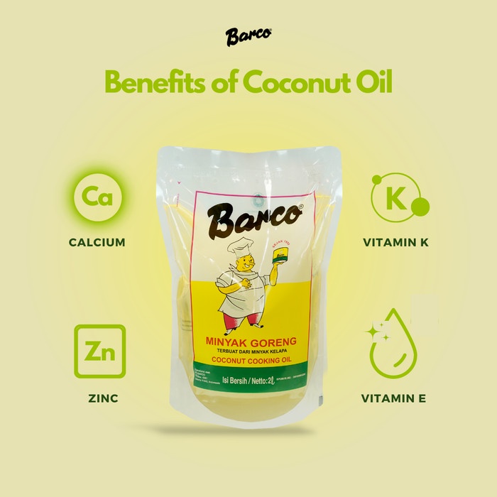 

Barco Minyak Goreng kelapa Pouch 2 ltr