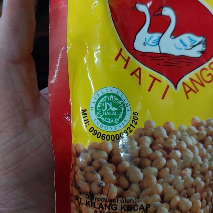 

[REFILL]1 Dus Isi 12 Bungkus Kecap Asin Cap Hati Angsa 600 ml