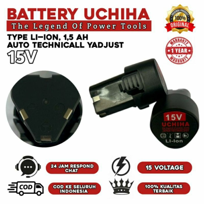 (Expert) baterai bor cordless potong rumput dll uchiha hyuga 42v 36v 15v 13v 12v - 25v uchiha