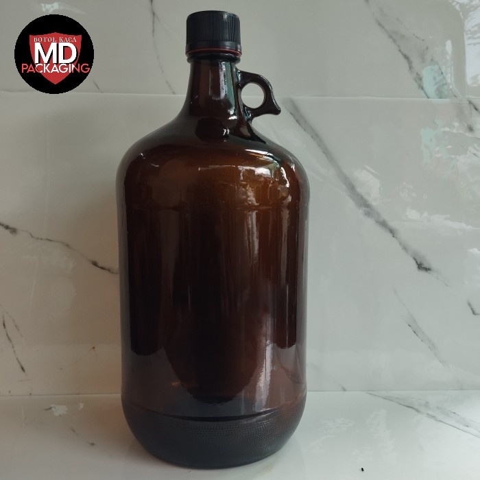 (Expert) botol kaca 4 liter / botol besar