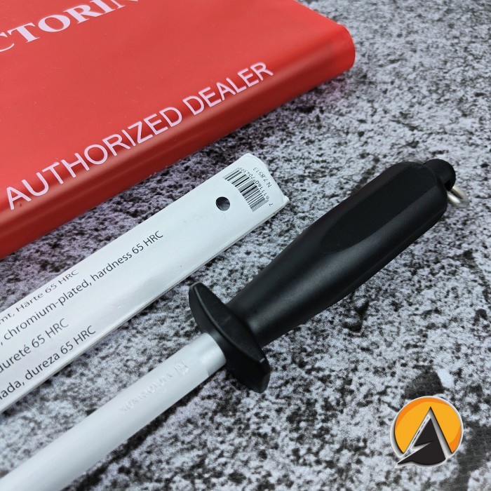 (Expert) Pengasah pisau sharpening steel victorinox original 30 cm 7.8513
