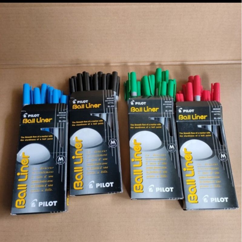 

Pulpen pilot Ball Liner 0.8mm ( 1pak/12pcs )