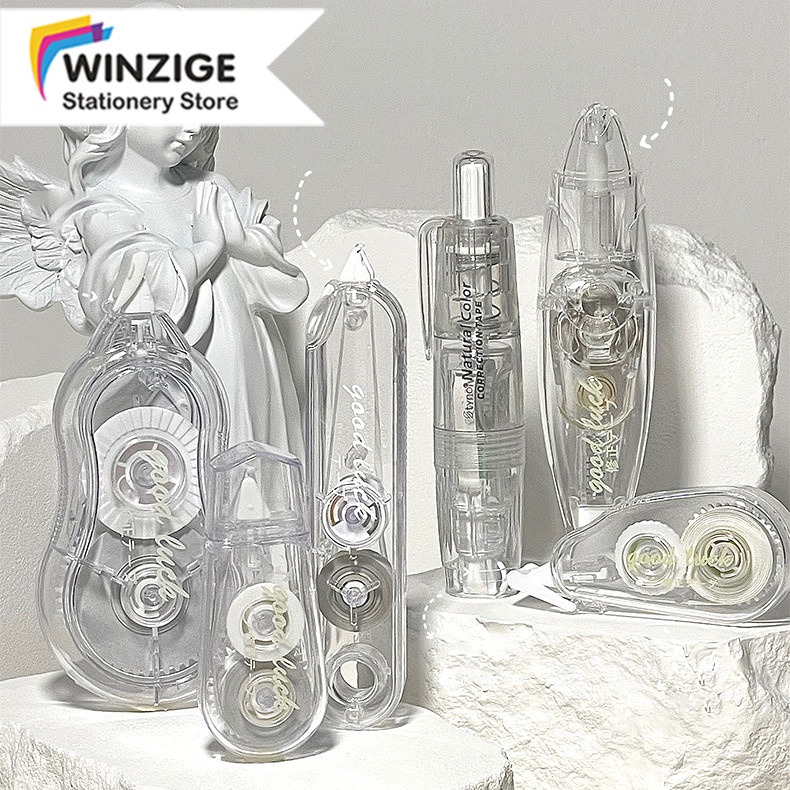 

Winzige Combo 6 Tip ex Kertas Correction Tape Lucu Transparan Pita Koreksi Mekanik Aesthetic Alat