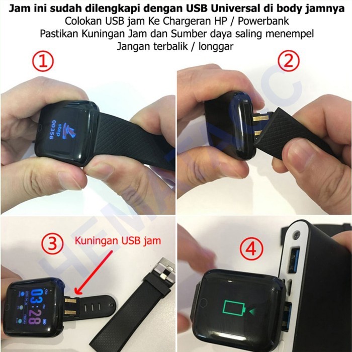 (Expert) Jam Tangan Sporty Hestia ID116 Pro Plus Smartband Asisten Olahraga