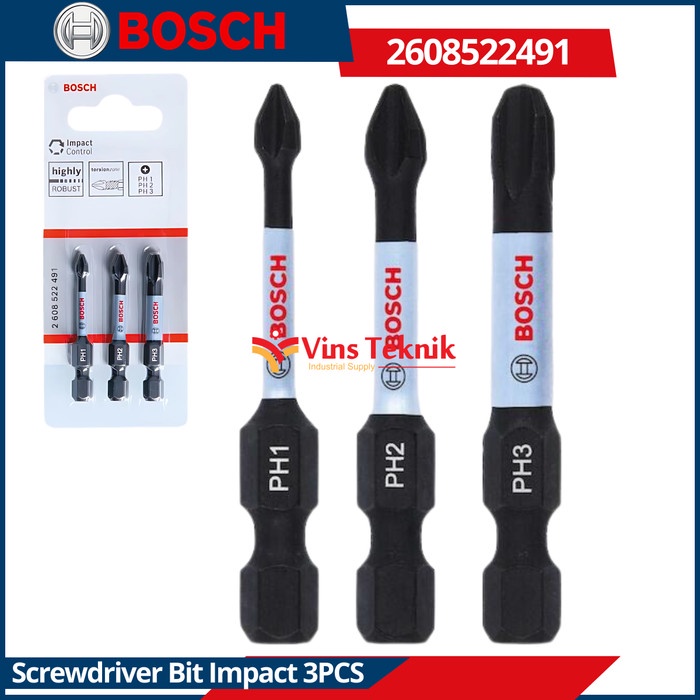 Mata Obeng Screwdriver Bit Impact Set Bosch