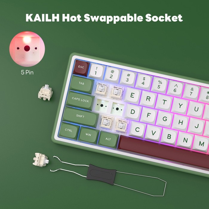 [Expert] Royal Kludge RK R65 Wired 65% Knob Layout Mechanical Keyboard