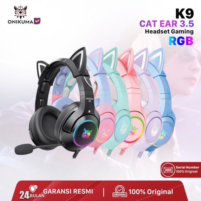 [Expert] ONIKUMA K9 Headset Gaming Elite Stereo Headphone Gaming Original
