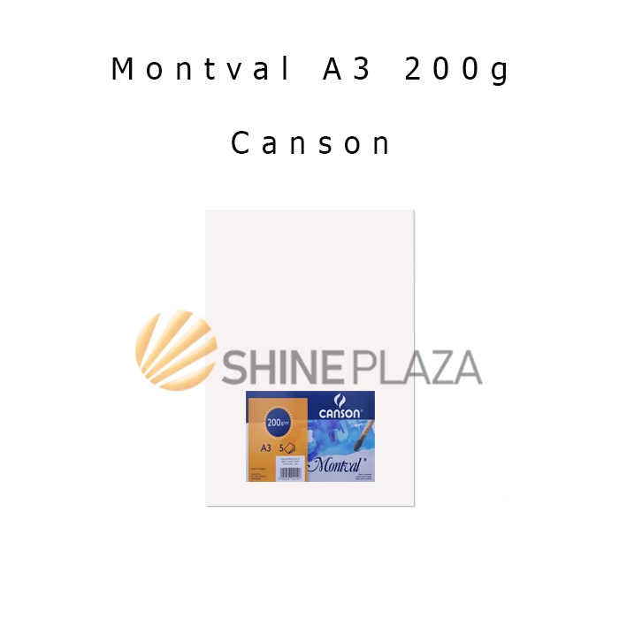 

IK! Canson Montval A3 200 Gsm - Kertas Canson A3 - Kertas Gambar Canson