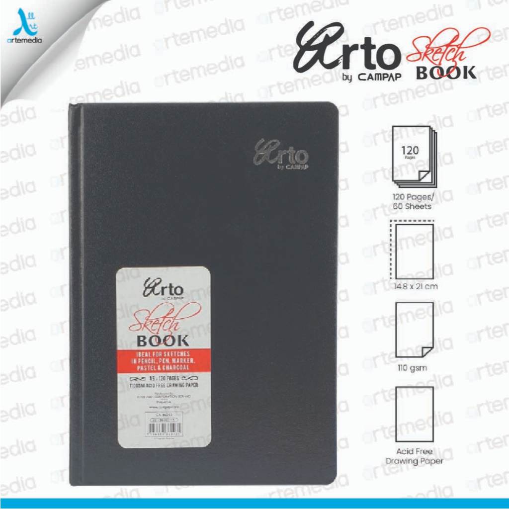 

IK! Sketchbook Arto A5 Hard Cover Buku Sketsa
