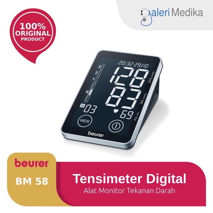 Tensimeter Digital Beurer BM-58 Alat Cek Tekanan Darah Tensi Digital