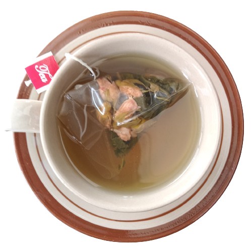 

BEST !! Rose Flower Oolong Herbal Tea/Tea Bag Pyramid 3gr x 10 Tea Bag Pyramid