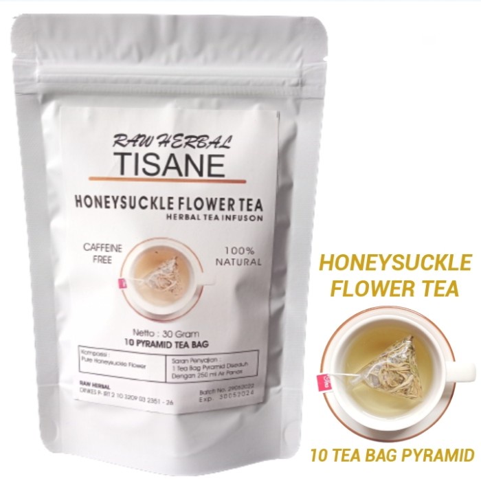 

BEST !! Honeysuckle Flower Tea / Tea Bag Pyramid (3gr x 10 Tea Bag Pyramid)