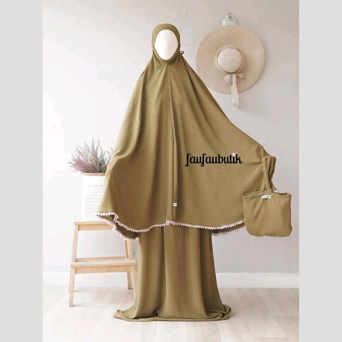 READY STOK MUKENA KHAWLA BY FAUFAUHIJAB READYY