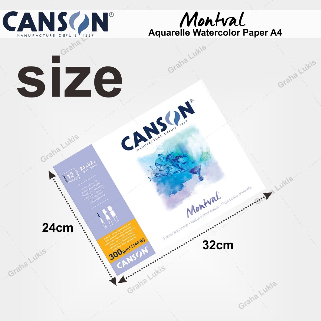 

IK! Canson Montval A4 (24x32cm)