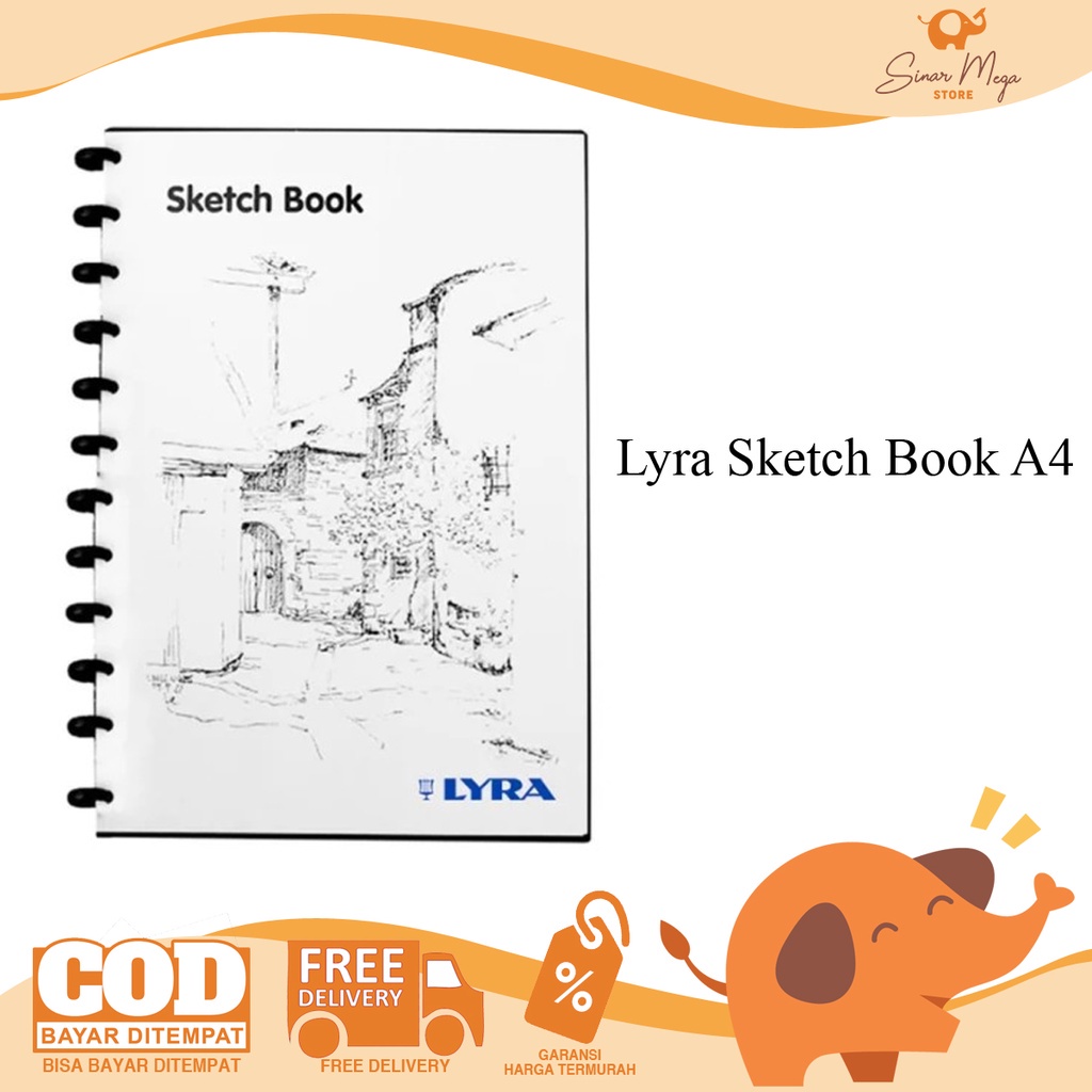 

IK! Lyra Sketch Book A4 / Sketchbook Buku Sketsa Murah Berkualitas