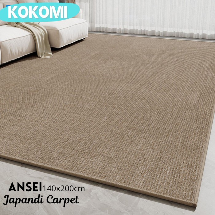 Kokomi Karpet Ansei Ukuran Besar 140X200 Ruang Tamu Karpet Besar Japan Terlaris