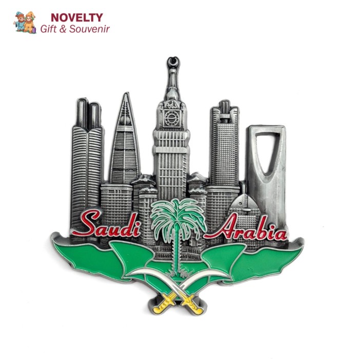 serba- Magnet tempelan kulkas Mekkah souvenir negara Saudi Arabia