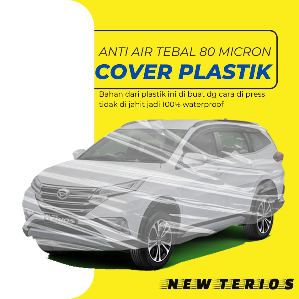 Transparan Body Cover Mobil Terios Sarung Mobil Terios/all new terios/new terios/all new rush/new