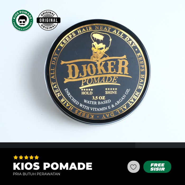 DJOKER POMADE WATER BASED GRAPE SCENT Aroma Wangi Anggur