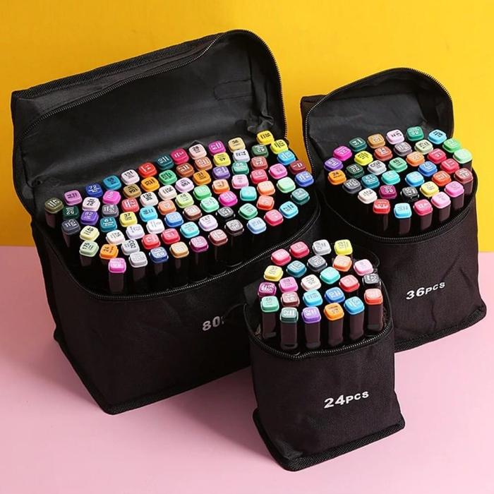 

Stabilo Pena Spidol Warna Sketsa Umum Dua Sisi Kepala Tulis Luas dan Halus Double Headed General