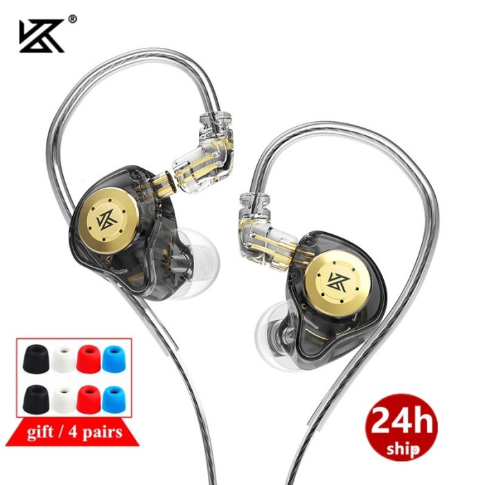 KZ EDX PRO Dynamic Earphones HIFI Music Sport Earbuds In Ear