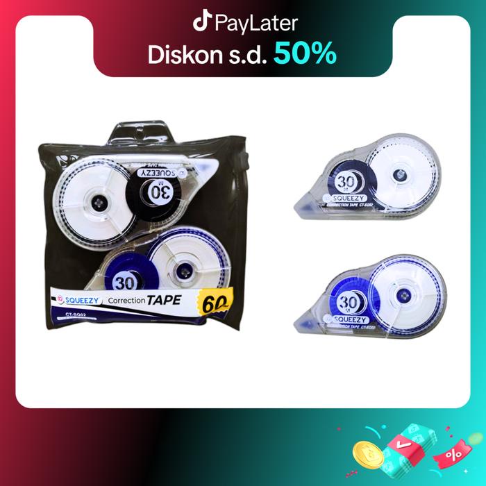 

Pita Koreksi / Correction Tape Set Candy 60m CC-505S