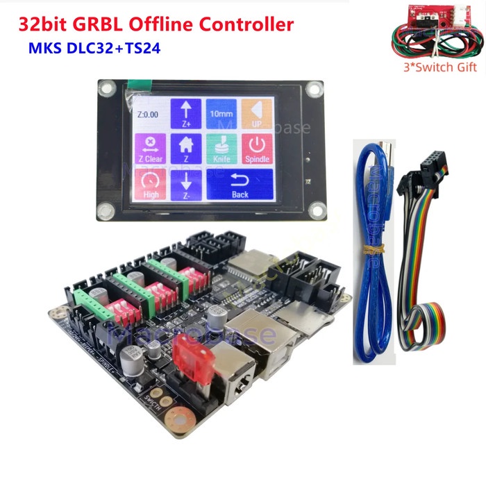 MKS DLC32 CNC shield offline controller 32bit GRBL card 3018 PRO 3020